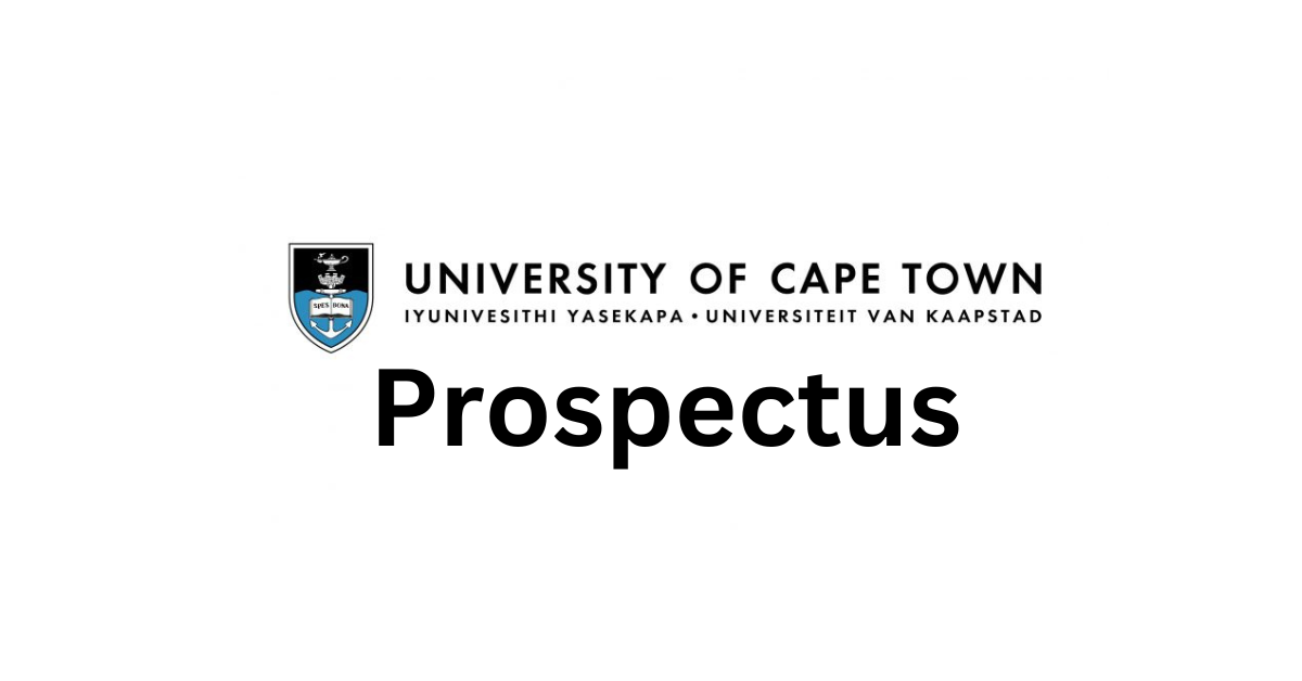 University Of Cape Town Prospectus|A Comprehensive Guide